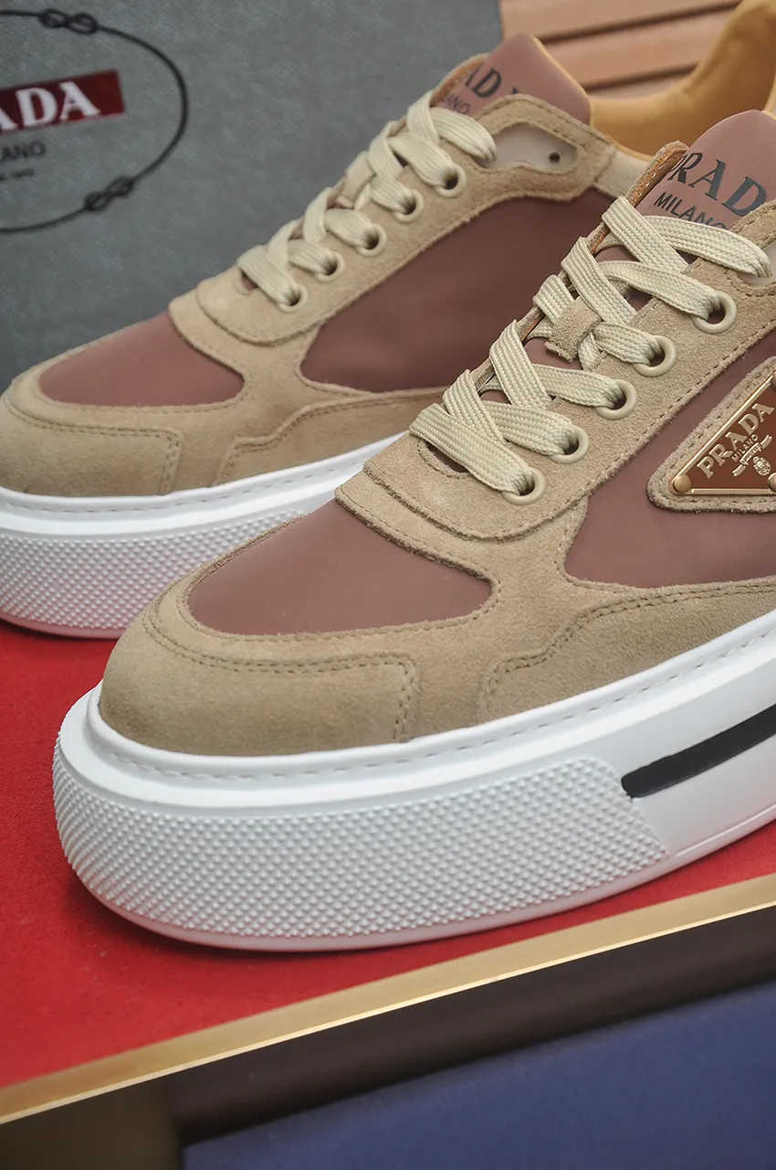 Men's shoes 💰580💶【PRADA】Top original, new season, high quality original goods, top imported calfskin with original imported glue, imported cowhide inside with original cowhide feet, original outsole! Quality guaranteed! Code 38-45 (45 customized)